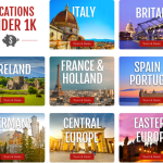 Europe trips 1000 under price journey planning start year